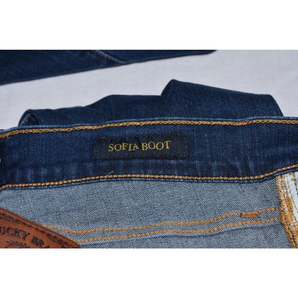 Lucky Brand Sofia Boot Cut Stretch Ankle Denim Jeans Size 8/29 - Picture 7 of 8